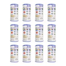 Cartucho de Filtro para Piscina Intex Tipo A Pacote com 12 Unidades 20x11 cm Cartucho de Filtro para Piscina Intex Tipo A Pacote com 12 Unidades 20x11 cm