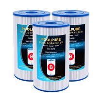 Cartucho de Filtro para Piscina POOLPURE Tipo B para Intex 29005E (Paquete de 3)