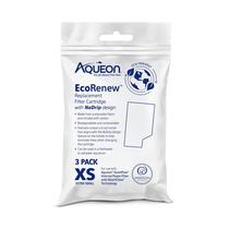 Cartucho de filtro para tanque de peixes Aqueon EcoRenew XS, pacote com 3