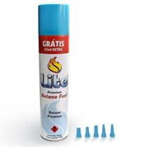 Cartucho de gas butano com 5 adaptadores para maçarico e isqueiro refil com 5 bicos - Ferimte