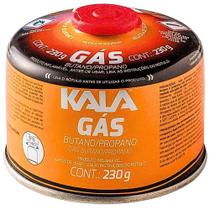 Cartucho de Gás Butano com Válvula de Segurança 230gr KALA