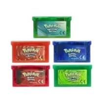 Cartucho De Jogo Pokémon Emerald FireRed LeafGreen Ruby Sapphire Para GBA SP