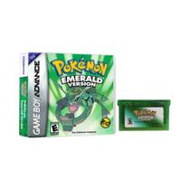 Cartucho De Jogo Pokémon GBA Esmeralda Rubi FireRed Leafgreen Sapphire Sem Manual Na Caixa