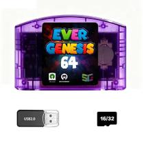 Cartucho De Jogo SC64 16GB 32GB 5000 Em 1 Para Nintendo 64 SNES GBC, Cartão Flash De Código Aberto Cartucho De Jogo SC64 16GB 32GB 5000 Em 1 Para Nintendo 64 SNES GBC, Cartão Flash De Código Aberto