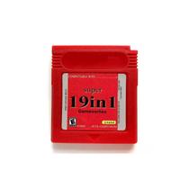 Cartucho de Jogos 19 em 1 Super para Game Boy Color GBC Cartucho de Jogos 19 em 1 Super para Game Boy Color GBC