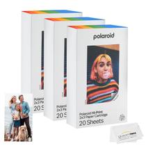 Cartucho de papel fotográfico Polaroid Hi-Print 2x3, 60 folhas Cartucho de papel fotográfico Polaroid Hi-Print 2x3, 60 folhas