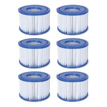 Cartucho de reposição para bomba de filtro de piscina tipo VI, pacote com 6 Cartucho de reposição para bomba de filtro de piscina tipo VI, pacote com 6
