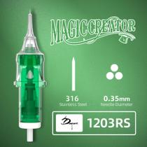 Cartucho de Tatuagem com Encaixe Universal MagicCreator 10 unidades
