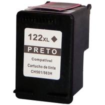 Cartucho de Tinta - 122 XL Black - Compatível com Impressoras deskjet 1000/2000/2050/3050 - Microjet