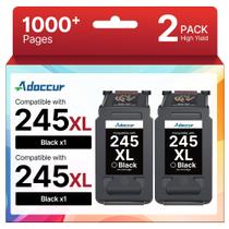 Cartucho de Tinta Adoccur 245XL Preto Alta Capacidade 2 Unidades Cartucho de Tinta Adoccur 245XL Preto Alta Capacidade 2 Unidades