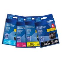 Cartucho de Tinta Brother LC105 LC109 LC 105 KIT MFC-J4510DW MFC-J4610DW MFC-J4410DW Original