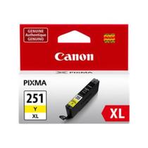 Cartucho de tinta Canon CLI-251XL amarelo compatível com impressoras Canon Cartucho de tinta Canon CLI-251XL amarelo compatível com impressoras Canon