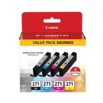 Cartucho de tinta Canon CLI-271 BK/CMY 4 Color Value Pack Cartucho de tinta Canon CLI-271 BK/CMY 4 Color Value Pack