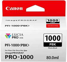 Cartucho de Tinta Canon PFI 1000 PBK Photo Preto 80ml