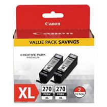 Cartucho de tinta Canon PGI-270XL preto Twin Value Pack Cartucho de tinta Canon PGI-270XL preto Twin Value Pack