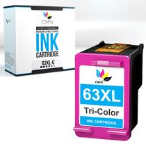 Cartucho de Tinta CMYi 63XL Colorido 8 ml para Impressoras HP Cartucho de Tinta CMYi 63XL Colorido 8 ml para Impressoras HP