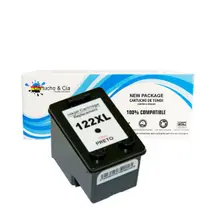 Cartucho de Tinta Compatível 122XL 122 CH563HB Preto 12ML