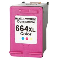 Cartucho De Tinta Compatível 664XL, Ink Cartridge, 10ml, Colorido F6V29A