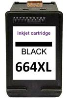 Cartucho De Tinta Compatível 664xl preto Deskjet Ink Advantage F5s21a 2135 2136 F5s30a 3636 3836 4536