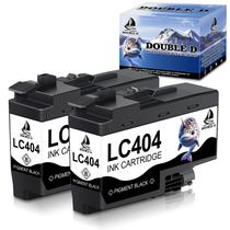 Cartucho de Tinta Compatível DOUBLE D LC404 Preto, Kit com 2 Cartucho de Tinta Compatível DOUBLE D LC404 Preto, Kit com 2