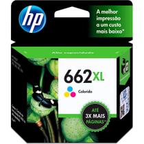 Cartucho de Tinta CZ106AB 662 XL Tricolor Original HP Cartucho de Tinta CZ106AB 662 XL Tricolor Original HP