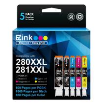 Cartucho de tinta E-Z Ink compatível com Canon PGI-280XXL CLI-281XXL