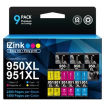 Cartucho de tinta E-Z Ink compatível com HP 950XL 951XL (pacote com 9) Cartucho de tinta E-Z Ink compatível com HP 950XL 951XL (pacote com 9)