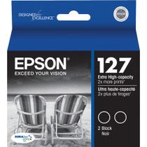 Cartucho de tinta Epson 127 DuraBrite Ultra Black Dual Pack