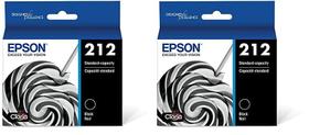 Cartucho de tinta Epson 212 Claria de capacidade padrão preto (pacote 2) Cartucho de tinta Epson 212 Claria de capacidade padrão preto (pacote 2)