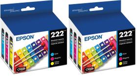 Cartucho de Tinta Epson 222 Claria Color Combo Pack 2 Cartucho de Tinta Epson 222 Claria Color Combo Pack 2