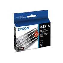 Cartucho de tinta Epson 222 Claria de alta capacidade preto T222XL120-S Cartucho de tinta Epson 222 Claria de alta capacidade preto T222XL120-S