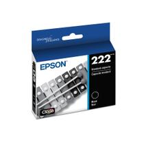 Cartucho de tinta Epson 222 Claria de capacidade padrão preto T222120-S Cartucho de tinta Epson 222 Claria de capacidade padrão preto T222120-S