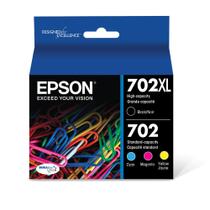 Cartucho de tinta EPSON 702 DuraBrite de Ultra Alta Capacidade T702XL-BCS Cartucho de tinta EPSON 702 DuraBrite de Ultra Alta Capacidade T702XL-BCS