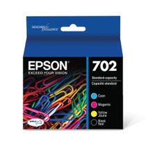 Cartucho de tinta EPSON 702 DuraBrite Ultra Preto e Colorido T702120-BCS