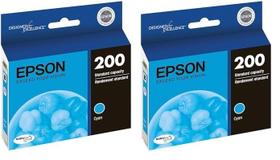 Cartucho de tinta Epson T200 DuraBrite Ultra Cyan T200220-S (x2)