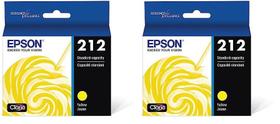 Cartucho de tinta Epson T212 Claria Capacidade Padrão Amarelo x2