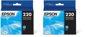 Cartucho de tinta Epson T220 DuraBrite Ultra Cyan T220220-S (x2)