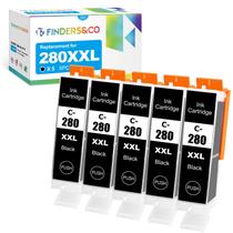 Cartucho de tinta F FINDERS&CO 280XXL PGBK para Canon PIXMA