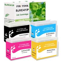 Cartucho de Tinta FIRSTINK SJIC41P Pack com 4 para ColorWorks Cartucho de Tinta FIRSTINK SJIC41P Pack com 4 para ColorWorks