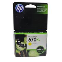 Cartucho de tinta Genuino 670xl Yellow Cz120ab Cartucho de tinta Genuino 670xl Yellow Cz120ab