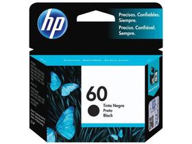 Cartucho de Tinta HP 60 CC640WB Preto D1660 F4280 F4480 Cartucho de Tinta HP 60 CC640WB Preto D1660 F4280 F4480