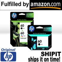 Cartucho de tinta HP 60 preto e colorido combo Cartucho de tinta HP 60 preto e colorido combo