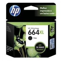 Cartucho de Tinta HP 664XL Preto F6V31AB