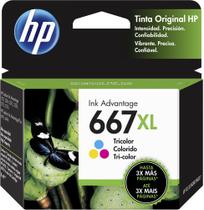 Cartucho de Tinta HP 667Xl 3Ym80AL Color HP 6476 2376 2776 Original Cartucho de Tinta HP 667Xl 3Ym80AL Color HP 6476 2376 2776 Original