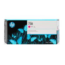 Cartucho de Tinta HP 738 Magenta 676M7A Plotter Designjet