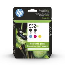 Cartucho de tinta HP 952XL preto/ciano/magenta/amarelo de alto rendimento, pacote com 5 Cartucho de tinta HP 952XL preto/ciano/magenta/amarelo de alto rendimento, pacote com 5