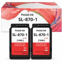 Cartucho de Tinta Kingmo SL-870-1 Vermelho Fluorescente 2x16ml Cartucho de Tinta Kingmo SL-870-1 Vermelho Fluorescente 2x16ml