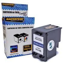Cartucho de Tinta Masterprint Compatível com 122 122xl para Deskjet J510a 3050 1000 J110a 2000 J210a 2050 Preto 12ml