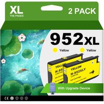 Cartucho de tinta NEXTPAGE 952XL amarelo, pacote com 2 unidades com dispositivo de atualização