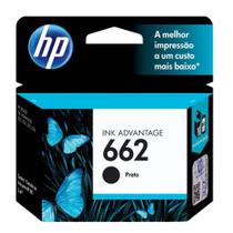 Cartucho de Tinta O r i g i n a l H P 6 6 2 Preto Ink Advantage 1516, 2516, 3516, 4646